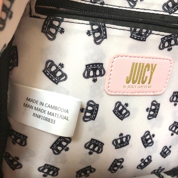 Juicy Couture Check Me Flamingo Crown Pink Mini Backpack main image 4